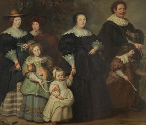 Familjeporträtt, ca 1630